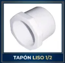 TAPON LISO PVC 1/2 LEO
