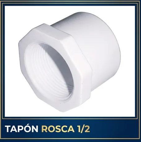 TAPON ROSCA PVC 1/2 LEO