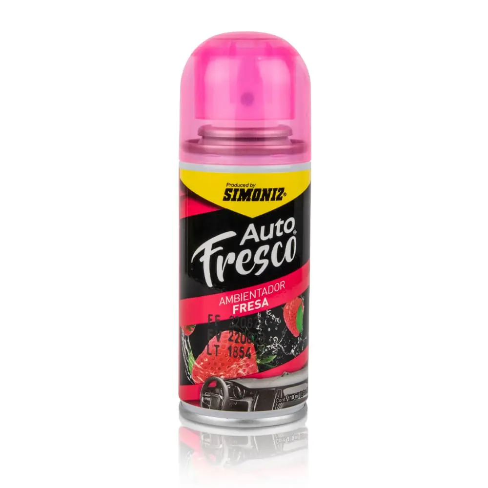AMBIENTADOR AUTO FRESCO FRESA 110ML SIMONIZ 108035