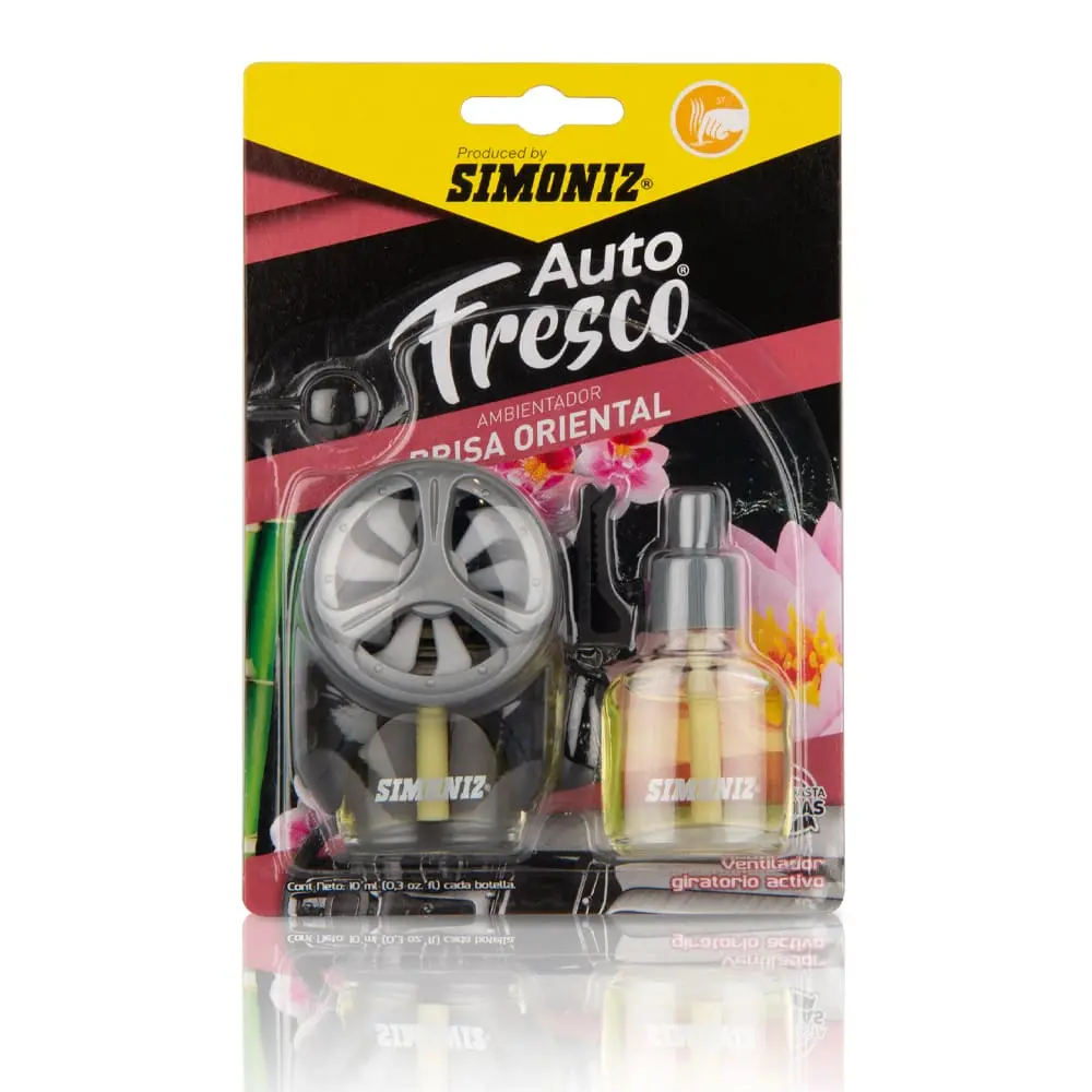 AMBIENTADOR SHICK AIR TECH + REPUESTO COLONIA FR SIMONIZ 107016