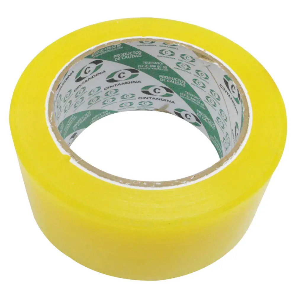 CINTA ANCHA DE POLIETILENO PARA INVERNADEROS AMARILLA 2" X 50 MTRS PE-011