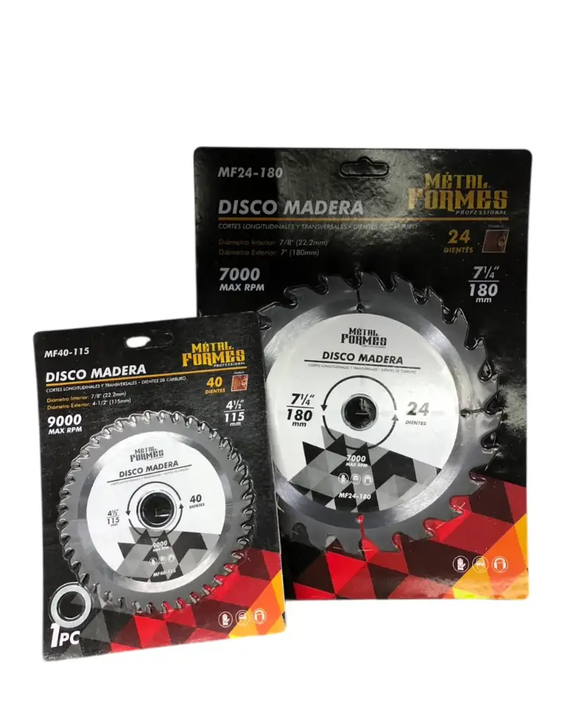 DISCO SIERRA 9" X 40 METAL FORMES
