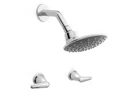 COMBO MEZCLADOR DUCHA + REGADERA 8" NOGAL GRIVAL 43436