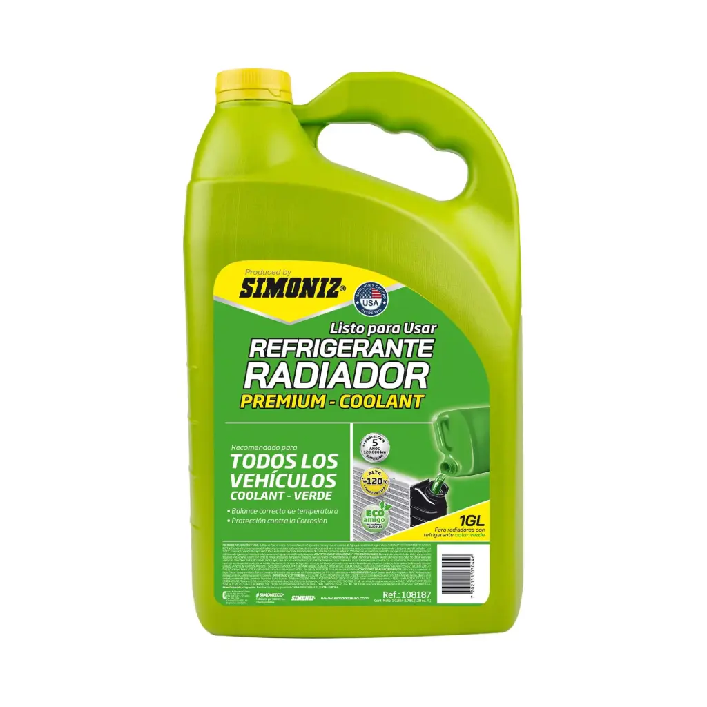 REFRIGERANTE GALON VERDE SIMONIZ 108187