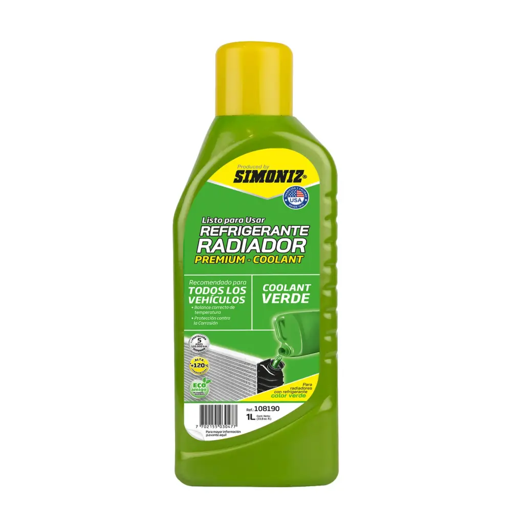 REFRIGERANTE LITRO VERDE SIMONIZ 108190