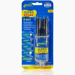 PEGANTE SUPER EPOXY JERINGA INFINITA