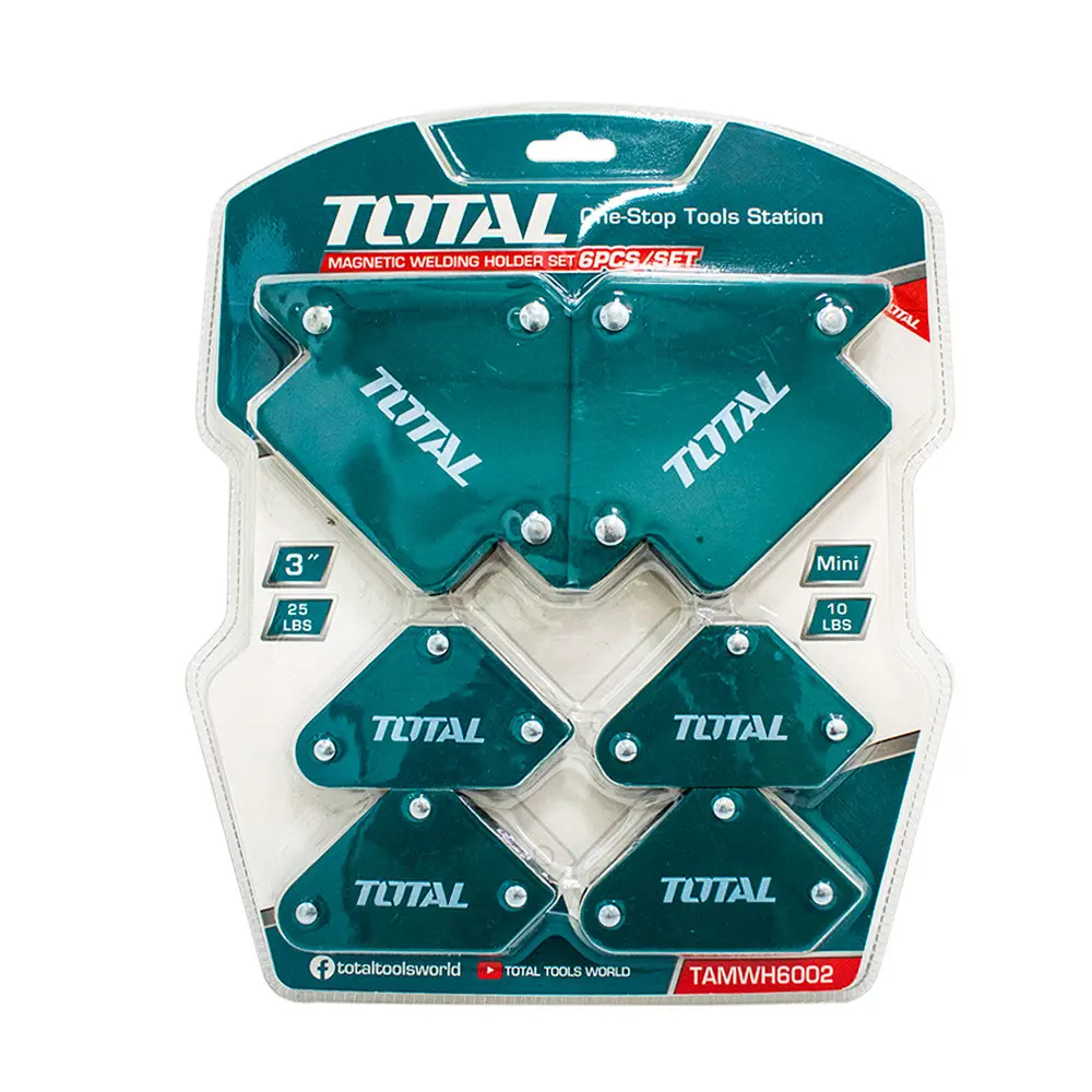 SUJETADOR MAGNETICO X 6 PZS 3 POSICIONES PARA SOLDAR 3 25LBS MINI 10LBS TOTAL TAMWH6002