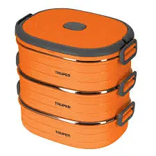 PORTA COMIDA TERMICO 3 CONTENEDORES TRUPER 66076
