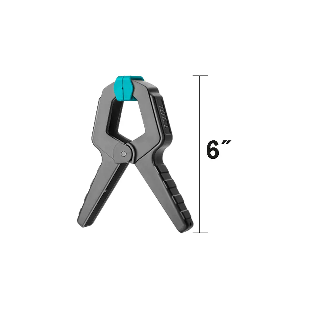 PINZA DE RESORTE PARA SUJECION 6 FUERZA DE AGARRE 15 KG TOTAL THT13362