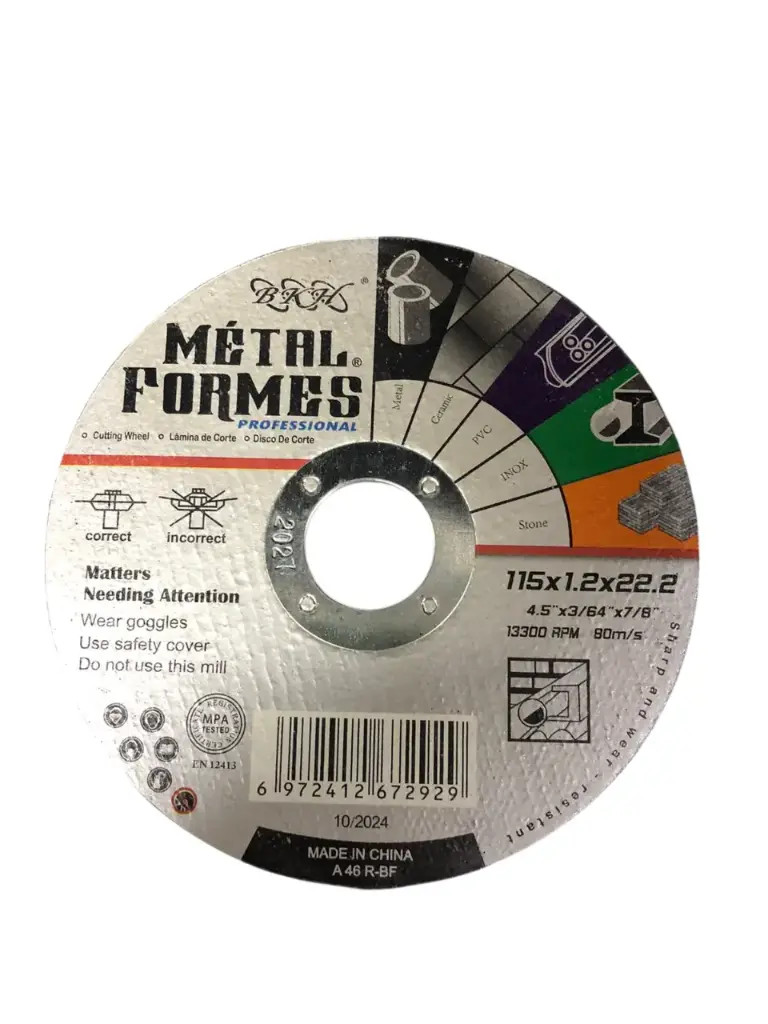 DISCO MULTIPROPOSITO 41/2 METAL FORMES
