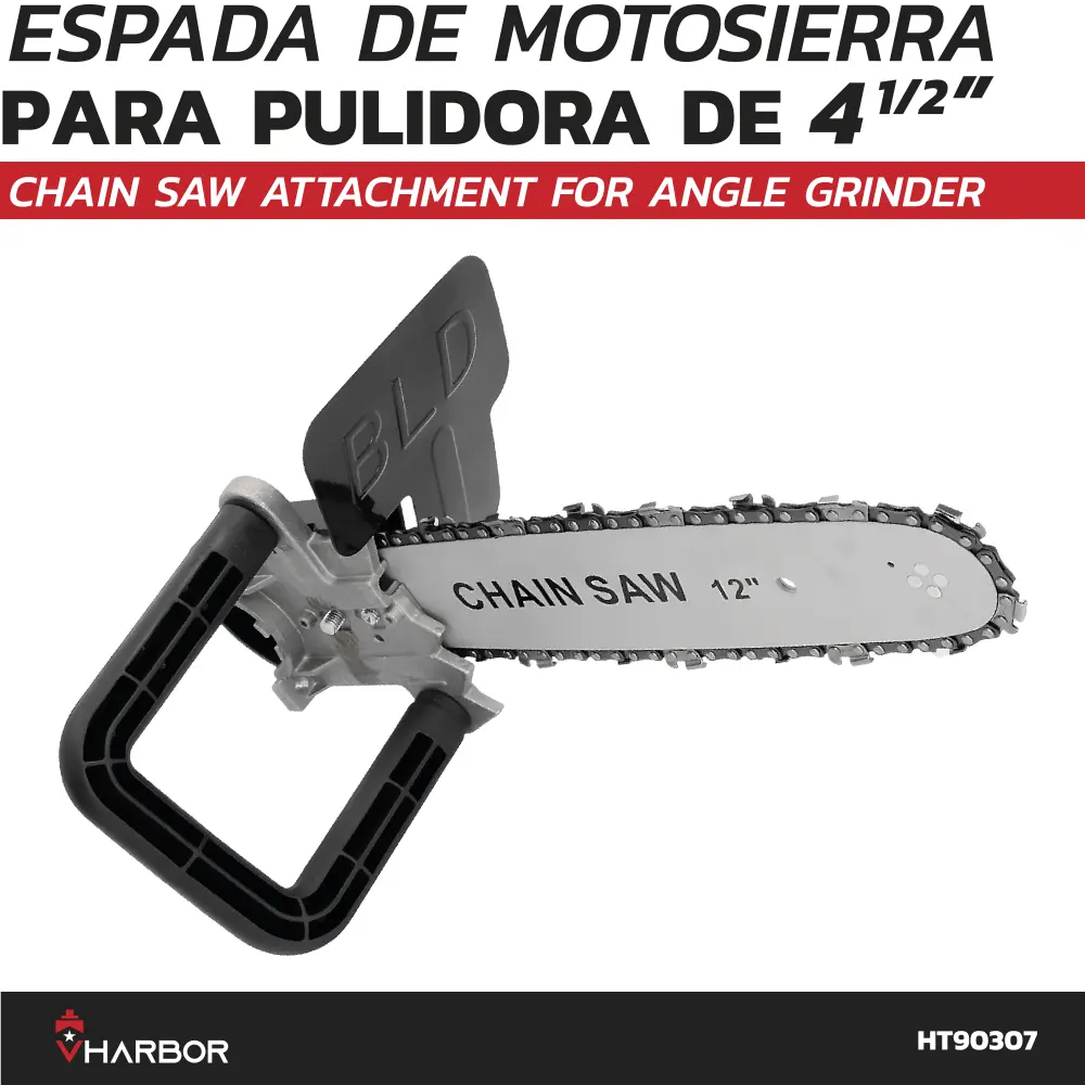 BASE CADENA DE MOTOSIERRA PARA PULIDORA VHARBOR HT90307