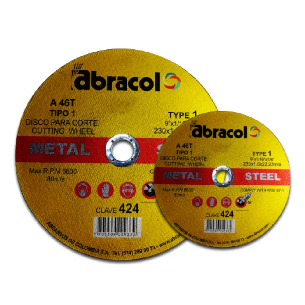 DISCO CORTE ABRACOL 4.5" X 1/16