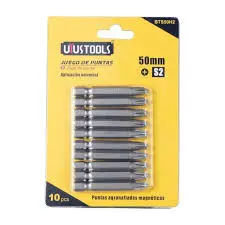 PUNTAS TALADRO ESTRELLA X 10PCS UYUSTOOLS BTS50H2
