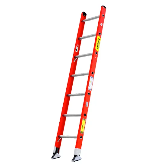 [SPF0143] ESCALERA SENCILLA DE 8 PASOS  FIBRA DE VIDRIO HORN