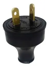 CLAVIJA BIFASICA 20AMP PATA TRABADA CODELCA C004