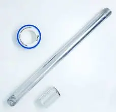 COMBO NIPLE GALVANIZADO 1/2 X 30CM DUCHA