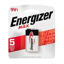 PILA CUADRADA 9V ALKALINA ENERGIZER