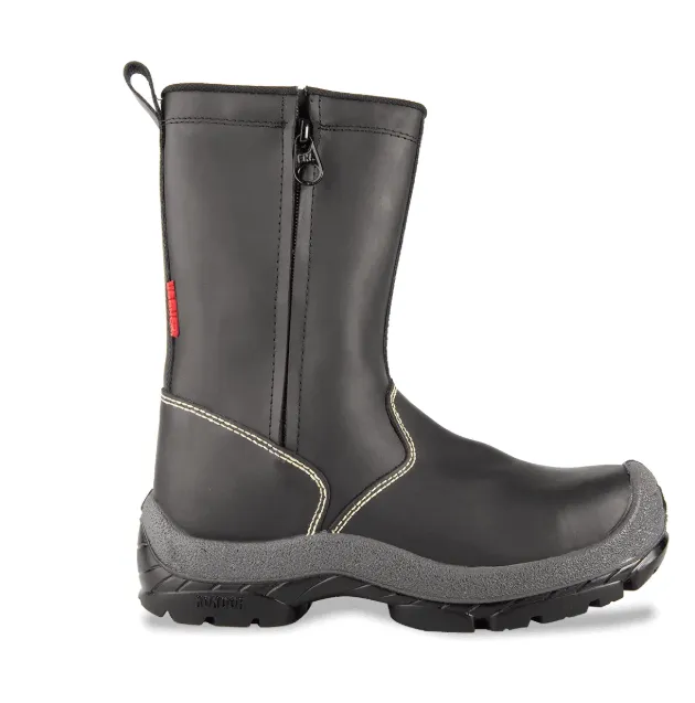 [SPF2462] BOTA ALTA SOLDADOR TITAN SEGURIDAD TRIDENSIDAD NEGRO TALLA 38