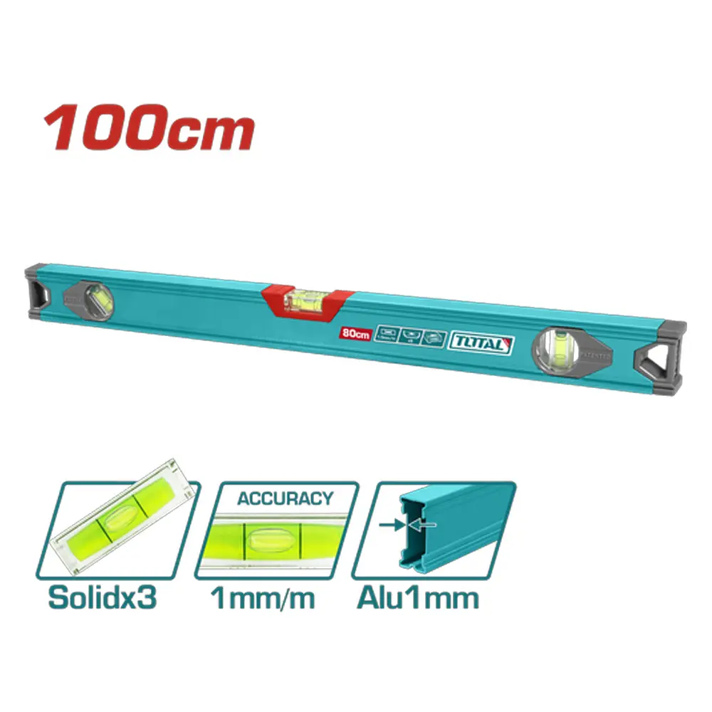 NIVEL 100 CM ALUMINIO SUPER TOTAL TMT210016