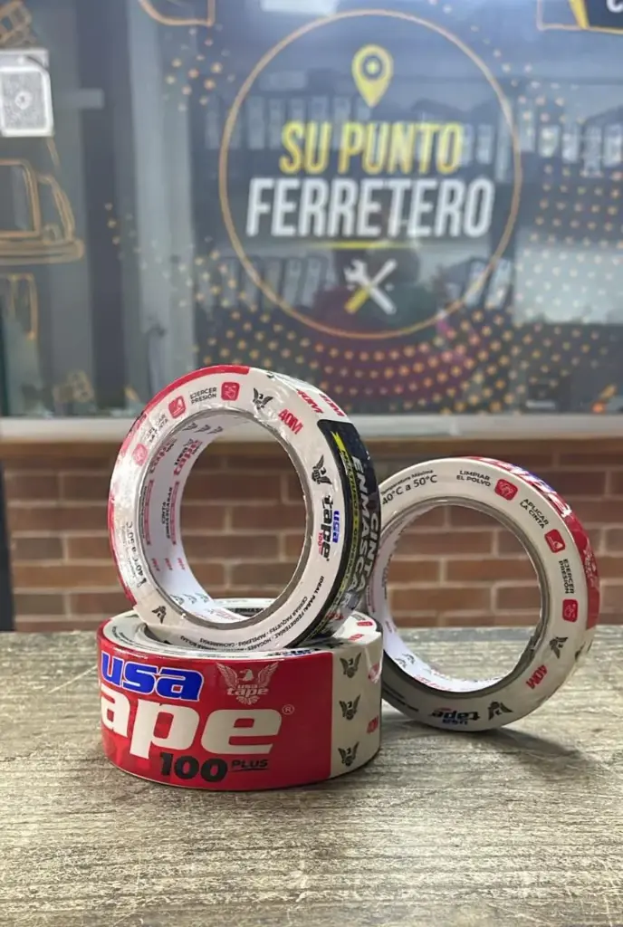 CINTA ENMASCARAR FERRETERA 1 1/2" X 40MTS USA TAPE