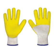 GUANTE HILAZA RECUBIERTO LATEX AMARILLO