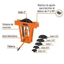 DOBLADOR HIDRAULICO PARA TUBO