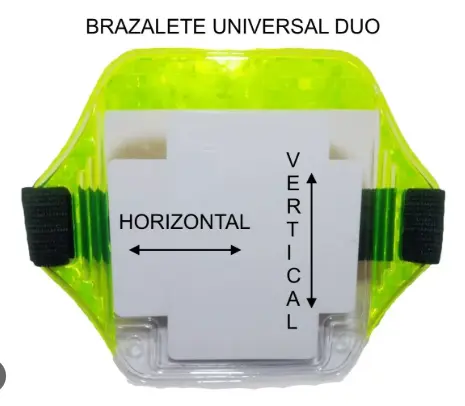 BRAZALETE REFLECTIVO BRAZO CARNET DUO