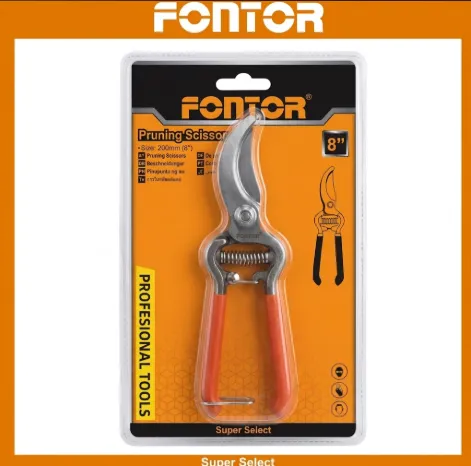 [SPF3537] TIJERA PODAR CESPED 8" RESORTE FONTOR 180428
