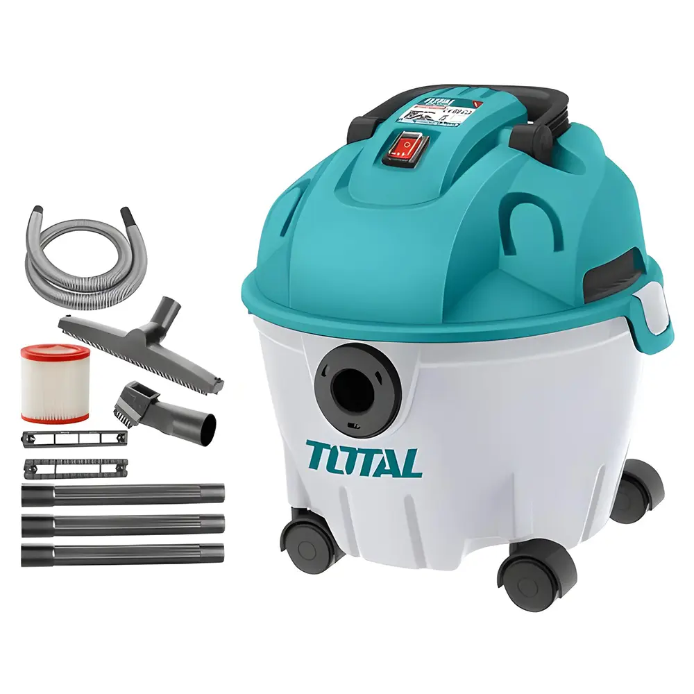 ASPIRADORA Y SOPLADORA PARA HUMEDO Y SECO 10L 1200W INCLUYE ACCESOSIROS TOTAL UTVC12101