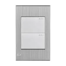INTERRUPTOR DOBLE CONMUTABLE STAINLESS ETI44