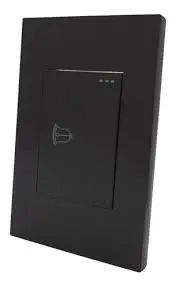PULSADOR TIMBRE SENCILLO BLACK