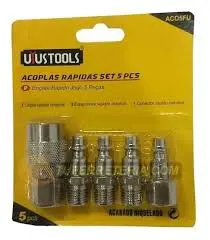 [SPF0041] ACOPLE RAPIDO BRONCE 1/4 X 5PCS UYUSTOOLS ACO502
