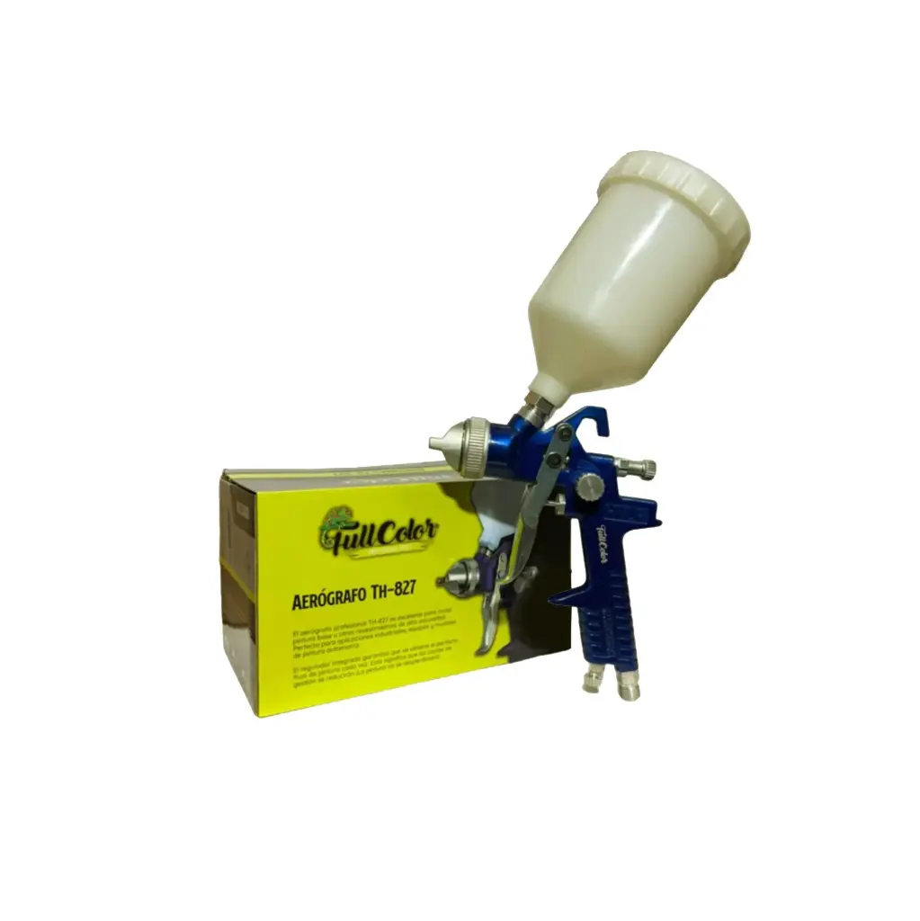 AEROGRAFO 600ML H-827 VASO PLASTICO