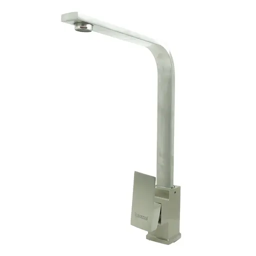 LLAVE LAVAPLATOS MONOCONTROL ACERO INOXIDABLE CUADRADA PLANA SATINADA UDUKE HT2041