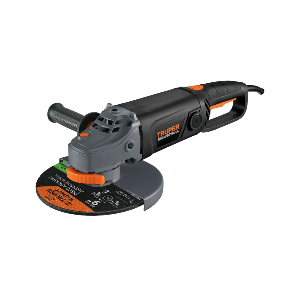 ESMERILADORA ANGULAR 9" 2100W TRUPER 12482