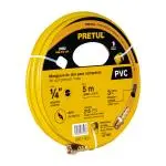 MANGUERA PARA COMPRESOR, DE PVC, 5M x 1/4" PRETUL 20662