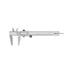 CALIBRADOR PIE DE REY METALICO PRETUL 21454