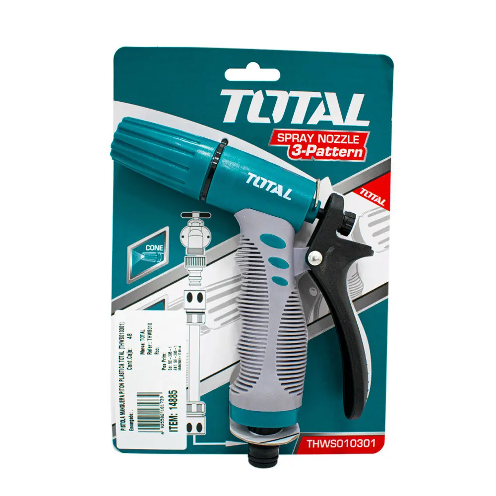 PISTOLA MANGUERA PITON PLASTICA TOTAL THWS010301