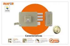 CERRADURA PORTON SENCILLA DERECHA C-333 INAFER