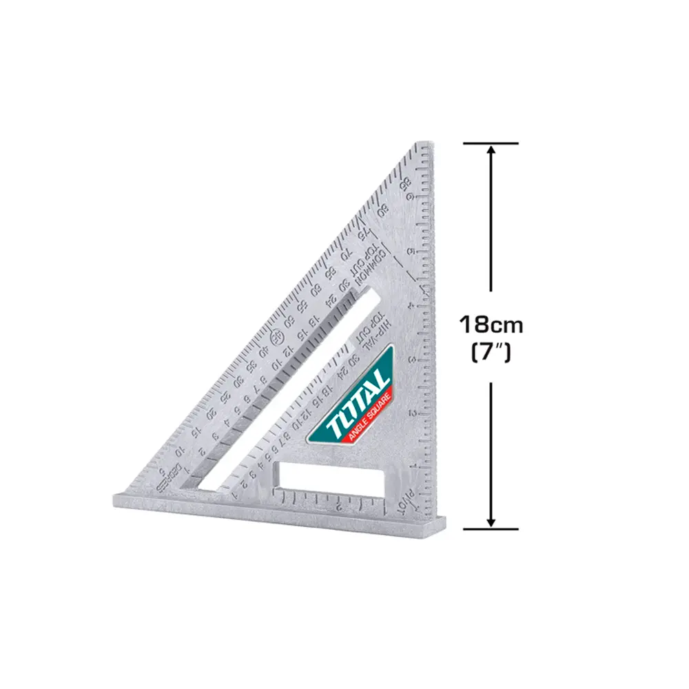 ESCUADRA 7" PLASTICA TOTAL TMT61201