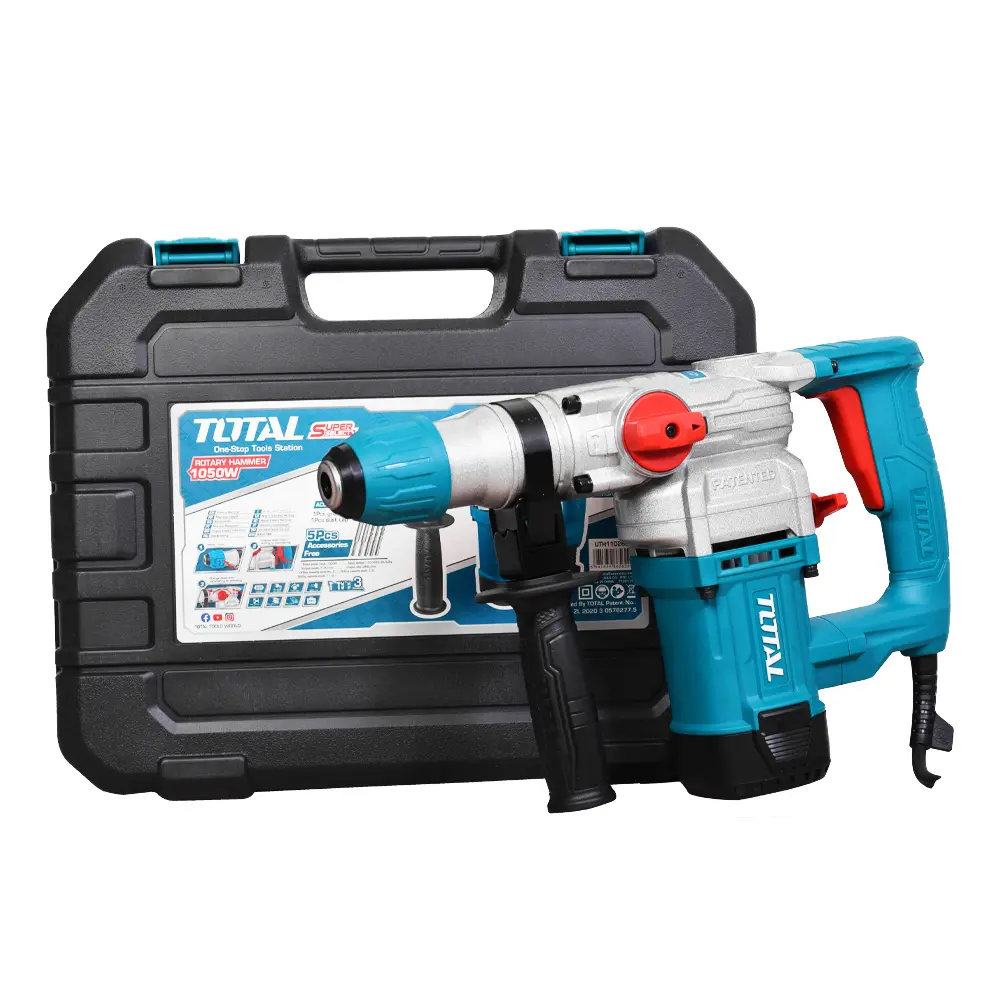 TALADRO ROTOMARTILLO SDS PLUS 4.5JULES 1050W SUPER SELECT TOTAL UTH110266