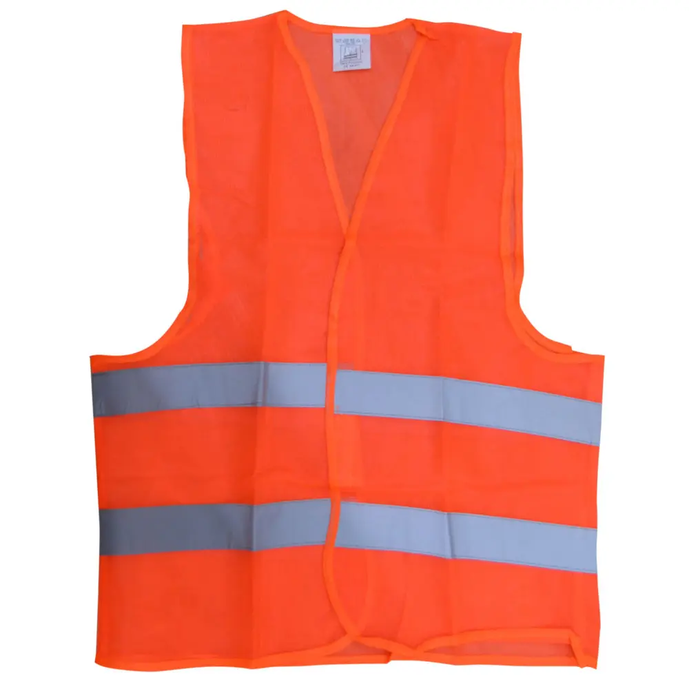 CHALECO SEGURIDAD FLUORESCENTE NARANJA FSI01