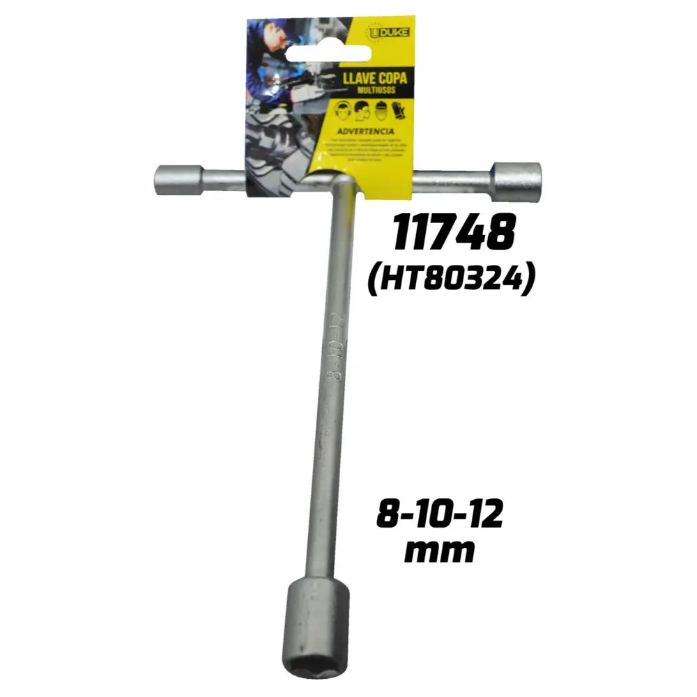 [SPF1093] LLAVE COPA EN T X3 8-10-12 MM UDUKE HT80324