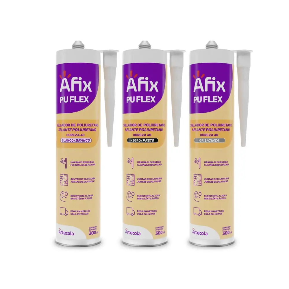 ADHESIVO PULIURETANO NEGRO AFIX