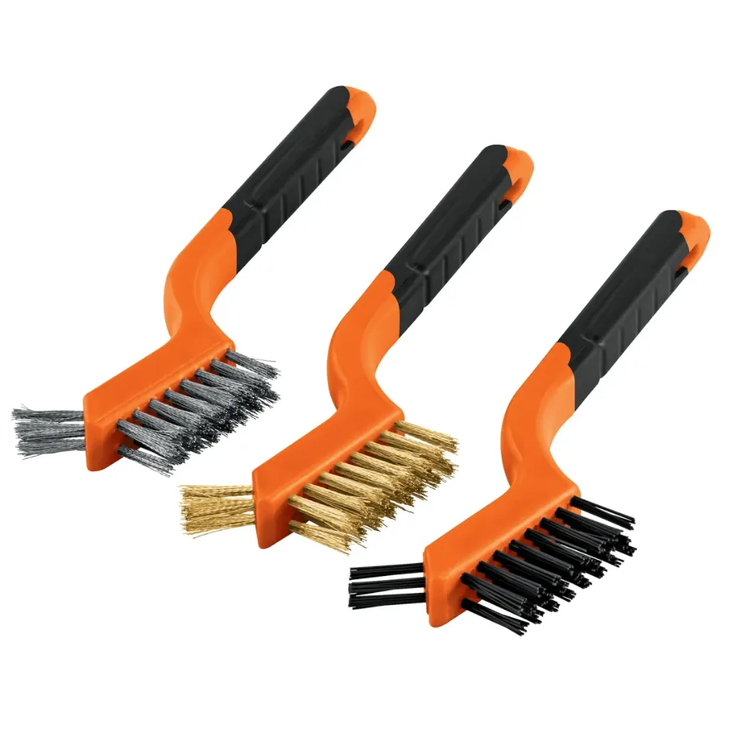 JUEGO DE 3 CEPILLOS DE ALAMBRE TRUPER 10652