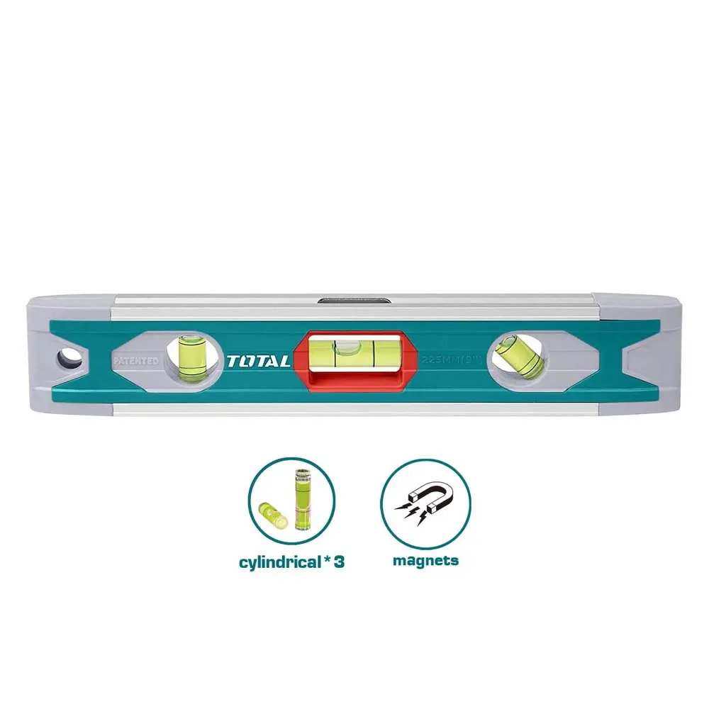 NIVEL TORPEDO BORDE ALUMINIO 225MM SUPER SELECT (NIVEL TORPEDO BORDE ALUMINIO 225MM SUPER SELECT (TMT2235)) TOTAL