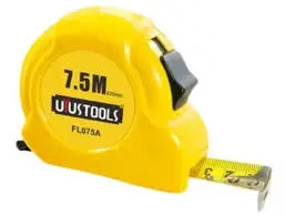 FLEXOMETRO 7.5MTS FLG 075 AMARILLO UYUSTOOLS