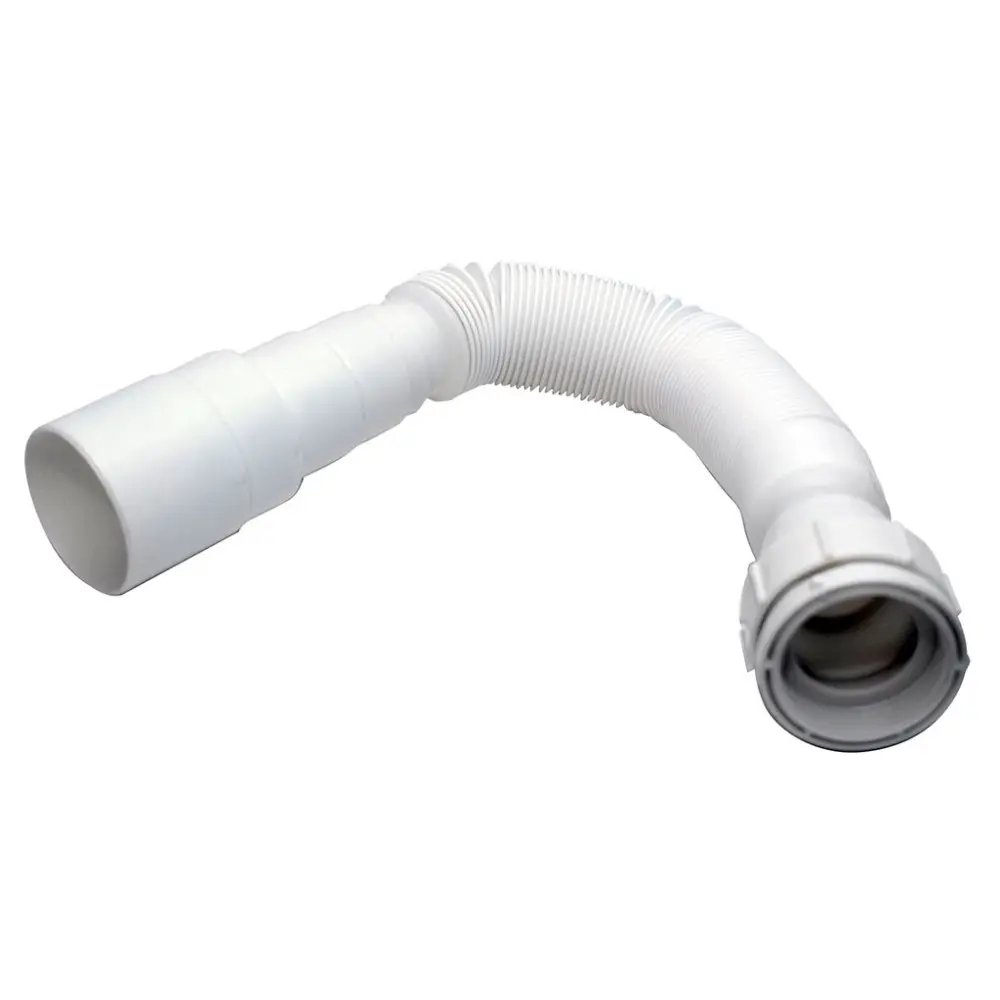 SIFON LAVAMANOS / LAVAPLATOS FLEXIBLE BLANCO 1-1/2 X 1-1/4 UDUKE HT1189