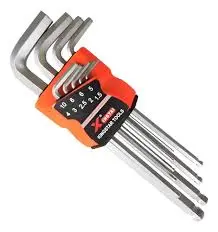 LLAVE BRISTOL X 9 PCS LARGA