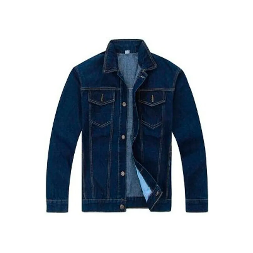 CHAQUETA JEAN HOMBRE AZUL T-S